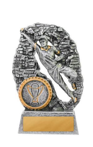 Crash Through Cricket Fielder Male Trophy - eagle rise sports