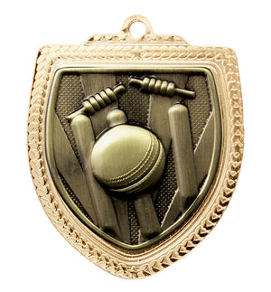 Shield Medal - Cricket Ball