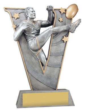 Aussie Rules V-Series Trophy - eagle rise sports
