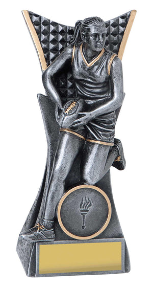 Female Vanguard Footy Trophy - eagle rise sports