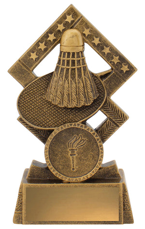 Badminton Double Diamond Trophy - eagle rise sports