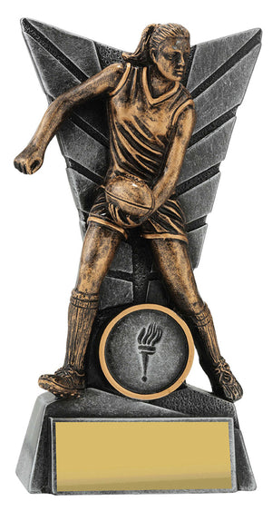 Footy Female Delta Trophy - eagle rise sports