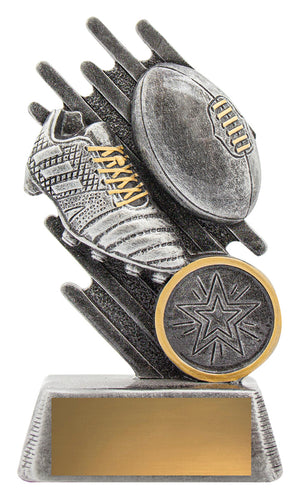 Zoom Aussie Rules Theme Trophy - eagle rise sports