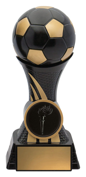 Football Ultra Tower Black & Gold Trophy - eagle rise sports