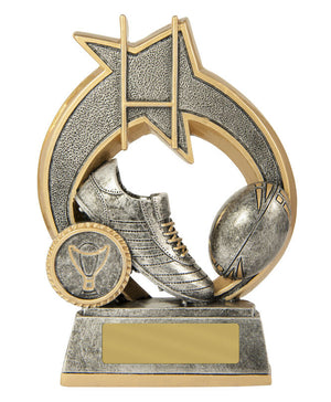Swoosh-Rugby trophy - eagle rise sports
