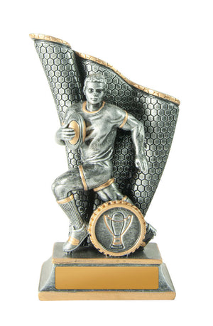 Wave-Rugby Male trophy - eagle rise sports