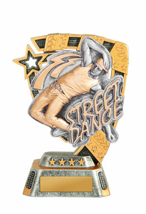 7 Stand-Street Dance Male trophies - eagle rise sports