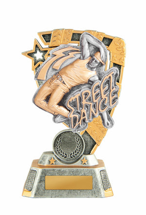 7 Stand-Street Dance Male trophies - eagle rise sports
