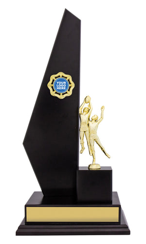 Footy Black Starboard Trophy - eagle rise sports