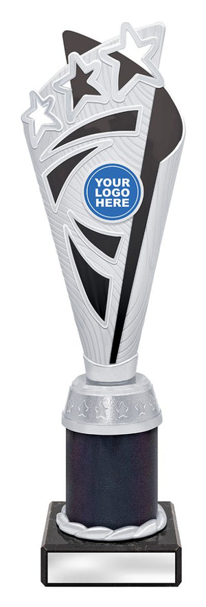 Corella Cup Silver / Black dance trophy - eagle rise sports