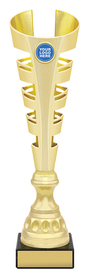 Gauntlet Trophy Gold dance cup - eagle rise sports