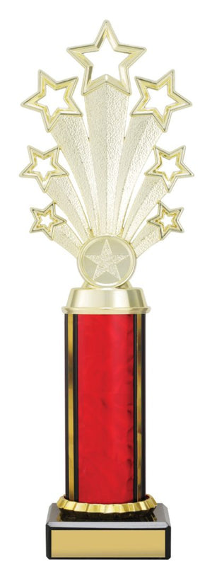 Red Fanfare Series trophy - eagle rise sports