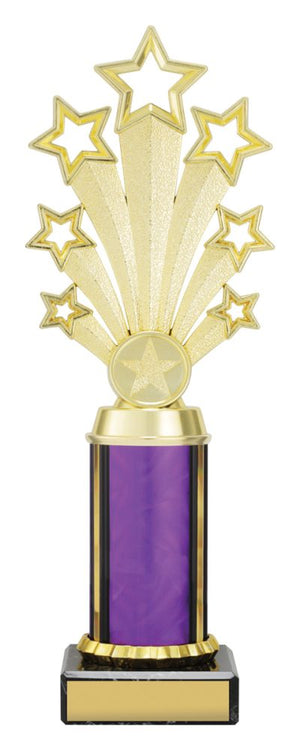 Purple Fanfare Series dance trophy - eagle rise sports