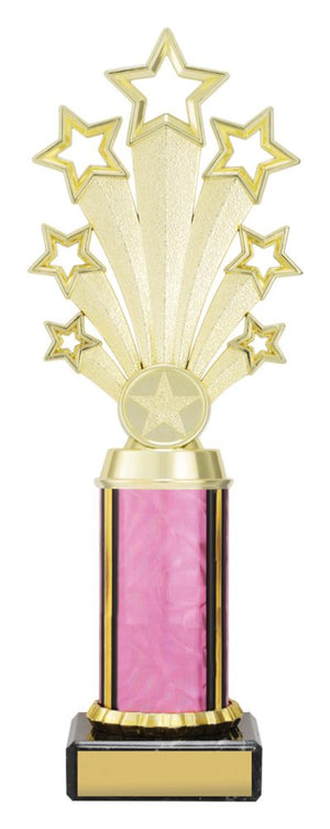 Pink Fanfare Series dance trophies - eagle rise sports