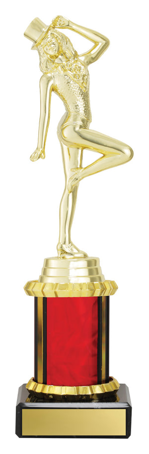 Dance Red Dazzle trophy - eagle rise sports