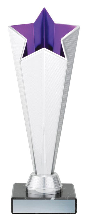 Mega Stars Purple dance trophies - eagle rise sports