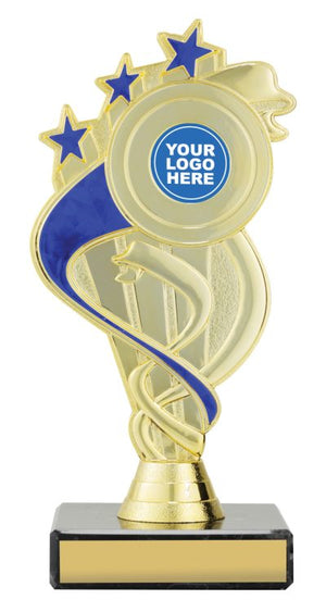 Blue Ribbon Star dance trophy - eagle rise sports