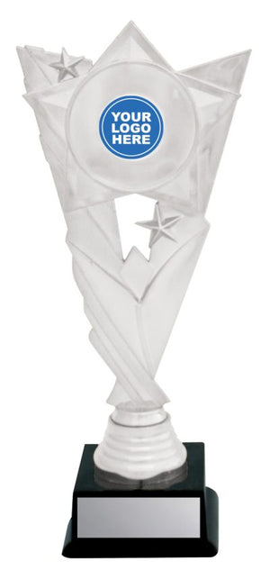 Silver Marvel Holder dance trophies - eagle rise sports