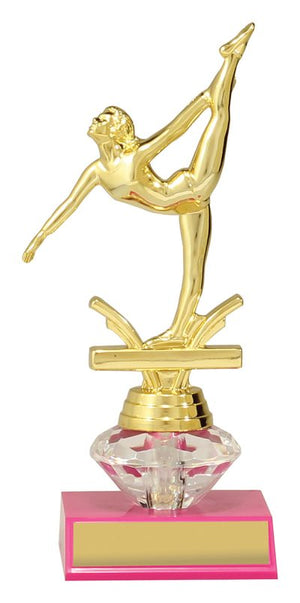Dance Pink Diamond trophy - eagle rise sports