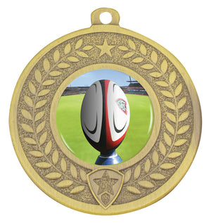 Distinction Rugby Medal - eagle rise sports
