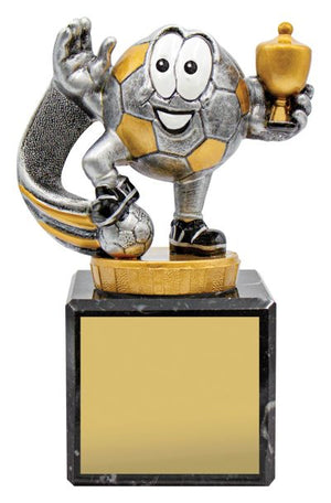 Football Character Marble trophy - eagle rise sports