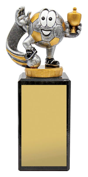 Football Character Marble trophy - eagle rise sports