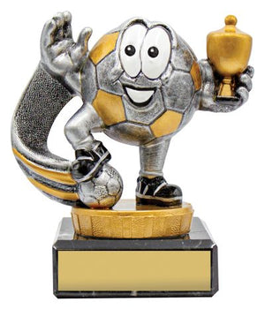 Football Character Marble trophy - eagle rise sports