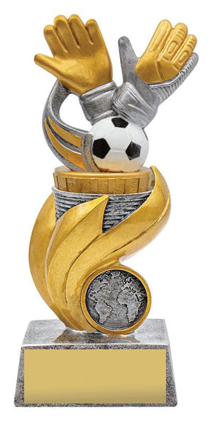 Flame Goalie trophy - eagle rise sports