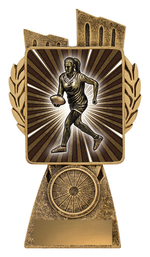 Aussie Rules Female Lynx Trophy - eagle rise sports