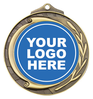 Wreath center logo Medal - eagle rise sports