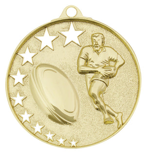 Rugby Stars Medal - eagle rise sports