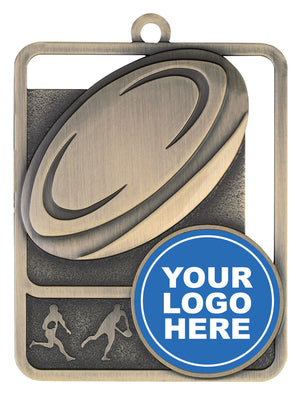 Rugby Medal Rosetta - eagle rise sports