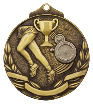 Track Two Tone Medal