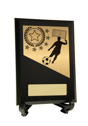 Plaque with Football Trim - eagle rise sports