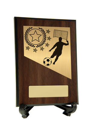 Plaque with Football Trim - eagle rise sports
