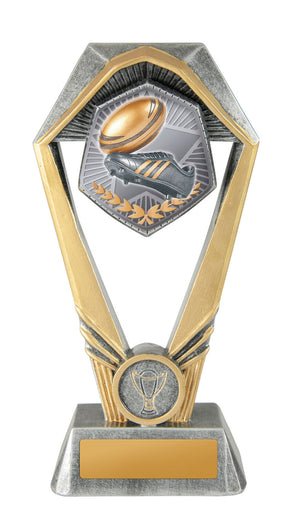 Hex Tower-Rugby trophy - eagle rise sports