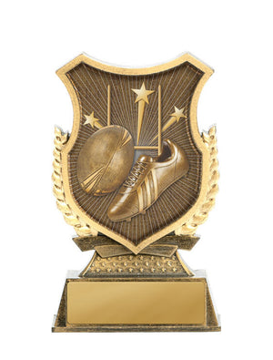 Shield Tower-Rugby trophy - eagle rise sports