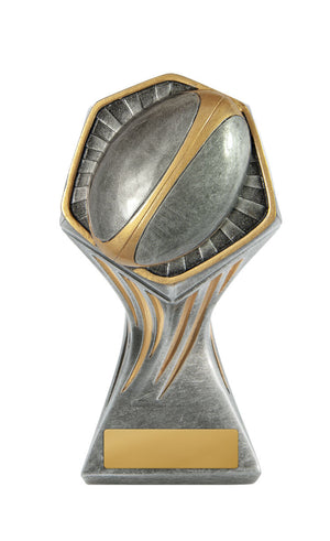 Gladiator Series-Rugby trophy - eagle rise sports