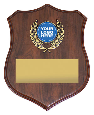 Braeburn Shield with Logo plaque - eagle rise sports