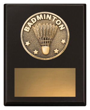 Challenge Plaque Badminton Trophy - eagle rise sports