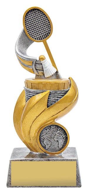 Badminton Flame Trophy - Eagle RIse Sports