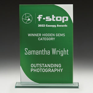 Colour Fusion Glass – Green trophy - eagle rise sports