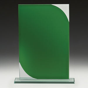 Colour Fusion Glass – Green trophy - eagle rise sports