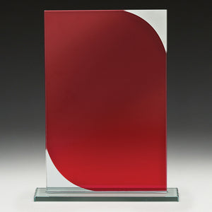 Colour Fusion Glass – Red trophy - eagle rise sports