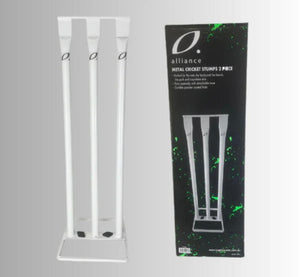 ALLIANCE METAL CRICKET STUMPS - 2 PIECE