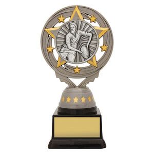 Silver Female Rugby Torch