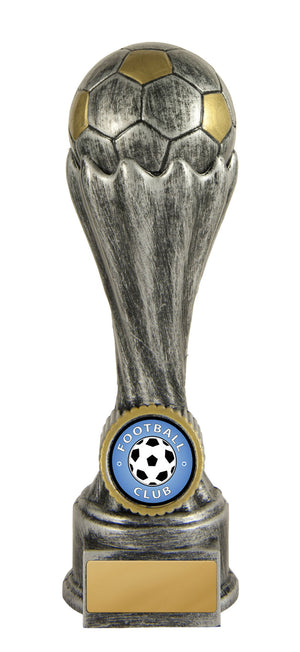 Invincible Tower-Football (Silver) trophy - eagle rise sports