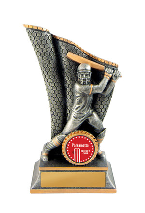 Wave Batsman Male trophy - eagle rise sports