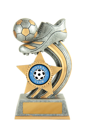 Curve Ball Series-Football trophy
