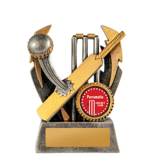 Double Lightning Strike - Cricket trophy - eagle rise sports